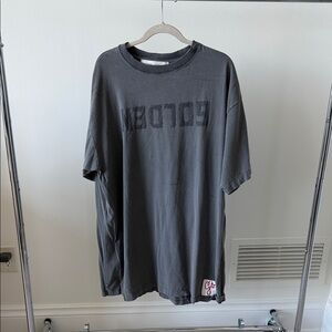 Golden Goose Charcoal Gray T-Shirt Dress